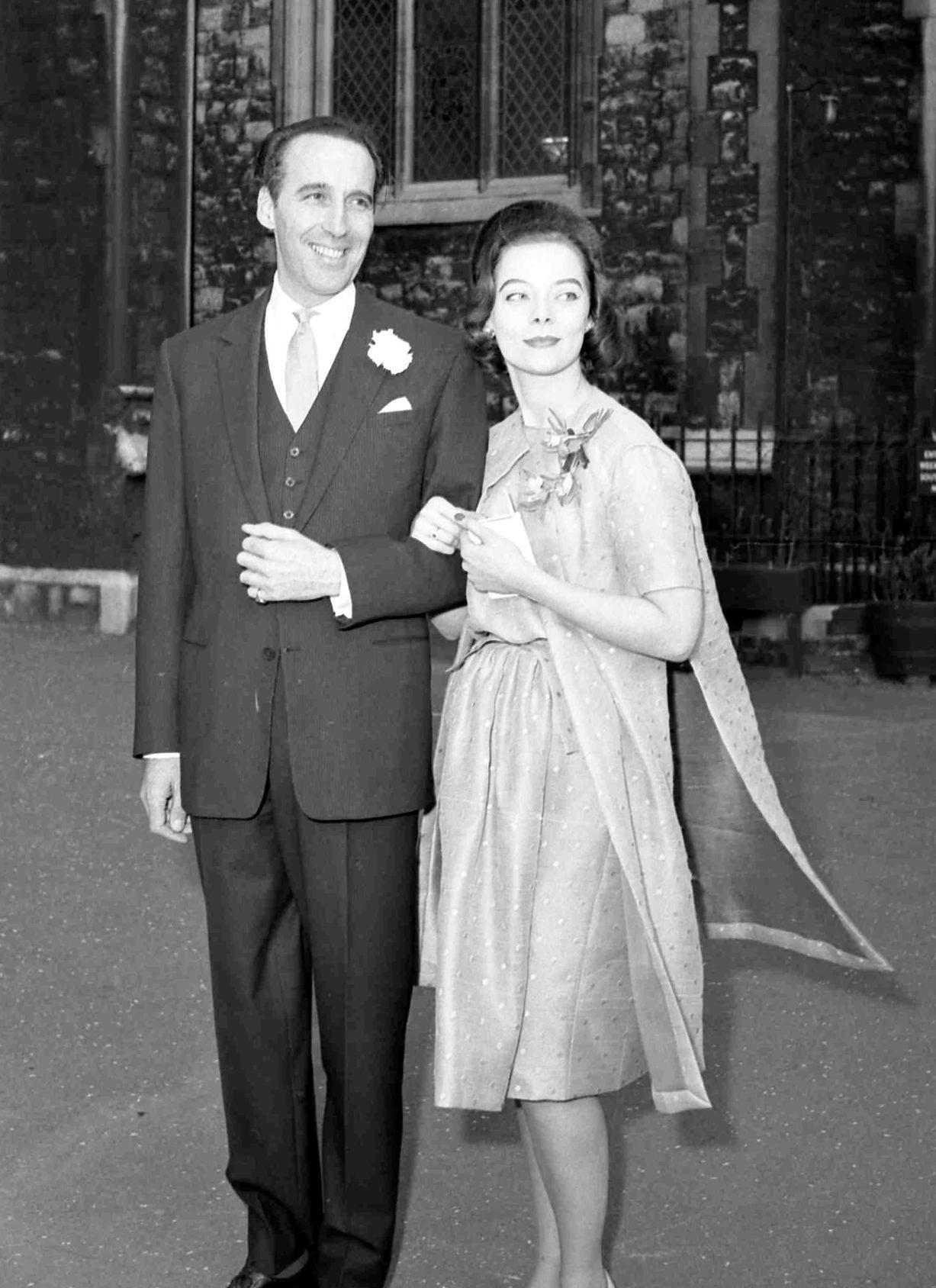 1961: Christopher Lee and Birgit Kroenck